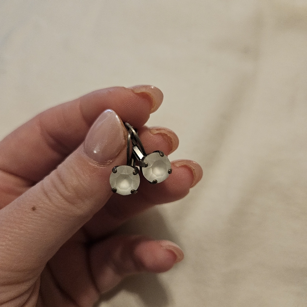 Sabika Inspired Elegant Silver Earrings